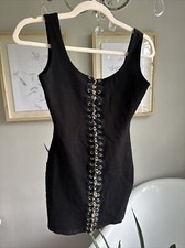 Womens Windsor Black Party Night Out Dress sz S