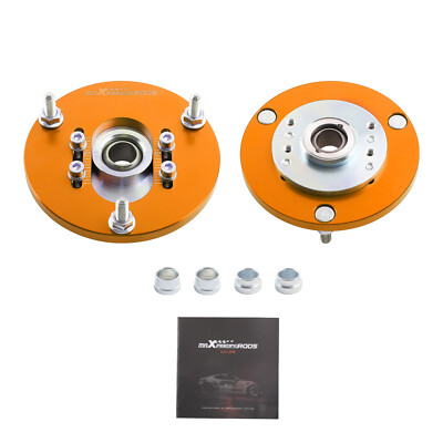Front Camber Plate For BMW E46 98-05 Coilover Strut Absorber Top Upper Mount new