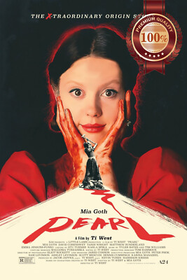 PEARL 2022 TI WEST FILM ORIGINAL OFFICIAL CINEMA MOVIE PRINT PREMIUM POSTER