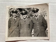 1940's WWII Original Photograph of 3 Soldiers