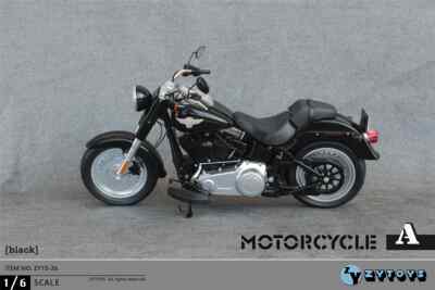 ZYTOYS T-800 Arnold Terminator 1/6 Plastic Motorcycle Model 12