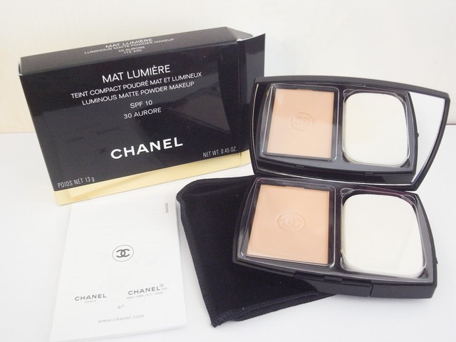 Chanel Mat Lumiere Luminous Matte Face Powder Foundation Makeup 10