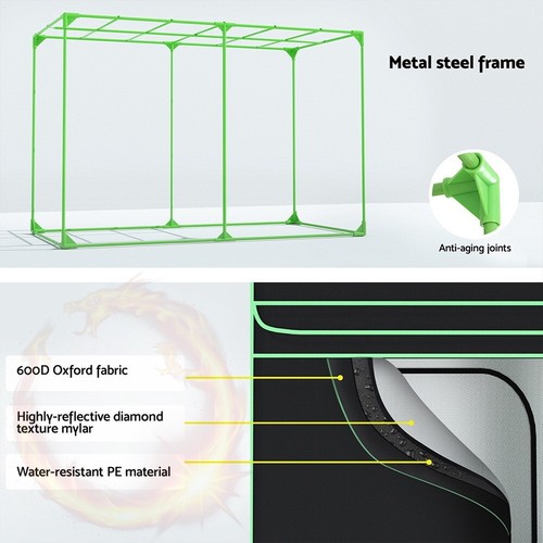 Greenfingers Grow Tent Kits 300x150x200cm Hydroponics Indoor Plant Grow System - Picture 5 of 7