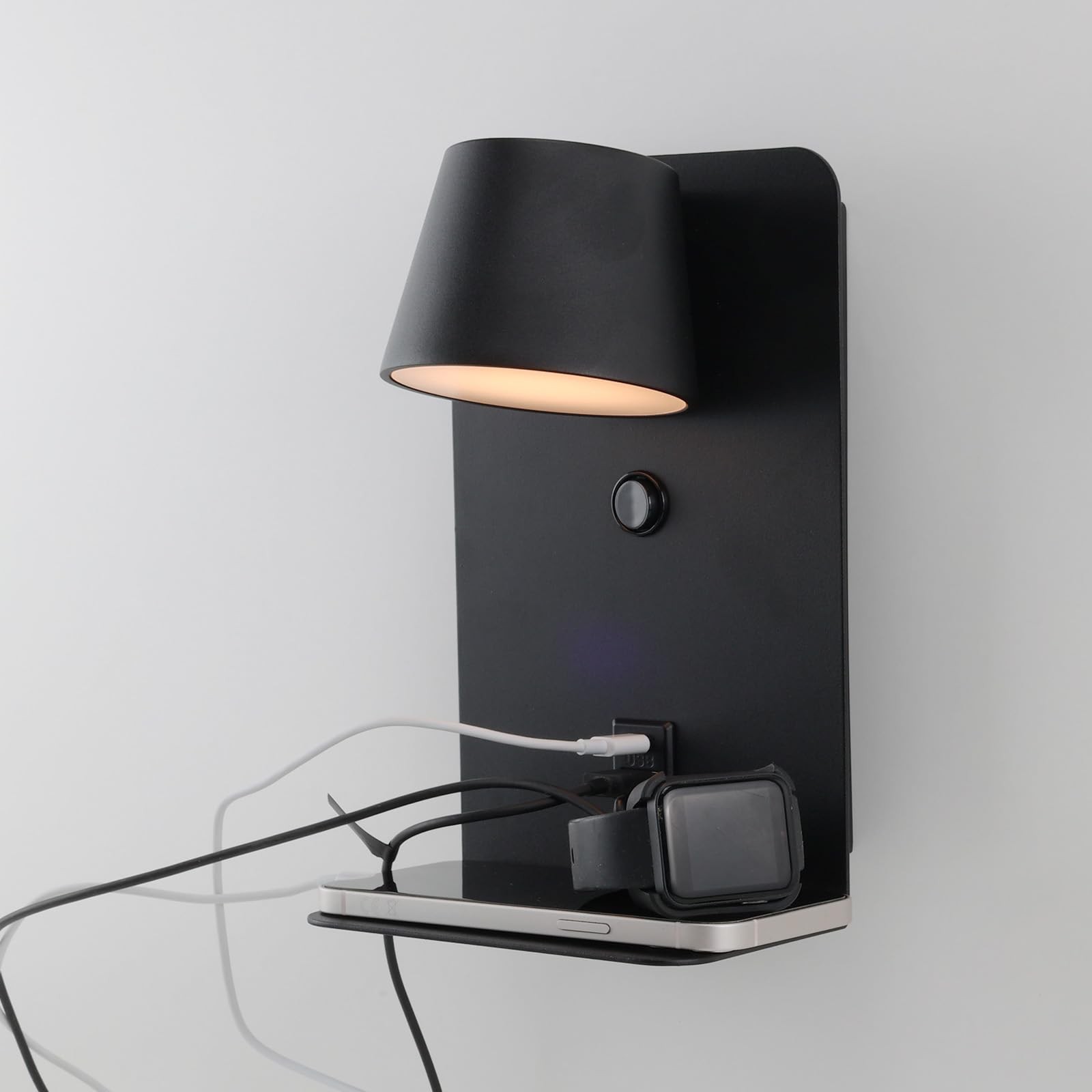 Applique LED orientable 6W noir avec temperature de couleur ajustable Lumia