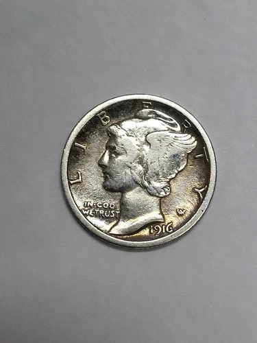 1916  Mercury Dime