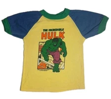 Vintage Marvel 1981 The Incredible Hulk T-Shirt Rare Clean HULK