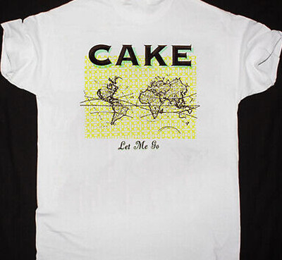 VTG Cake Band Album LET ME GO white T-shirt unisex All sizes X093