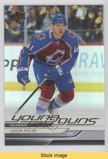2024-25 Upper Deck Series 1 Young Guns Silver Foil Jason Polin #210 READ 1j3a