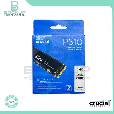CT4000P310SSD8 Crucial P310 4TB PCI Express 4.0 x4 NVMe M.2 2280 Internal SSD