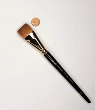 Pure Kolinsky Wash Brush size - 1/2", 3/4" or 1" ($54.95 - $130.85)