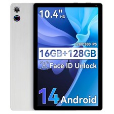 10.36 Inch Android 14 Tablet 16GB RAM 128GB ROM Octa-Core Face ID, Wi-Fi 6