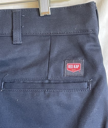 RED KAP NAVY BLUE WORK PANTS, PT20NVO, 38 X 31, POLY COTTON, NWOT - Picture 11 of 11