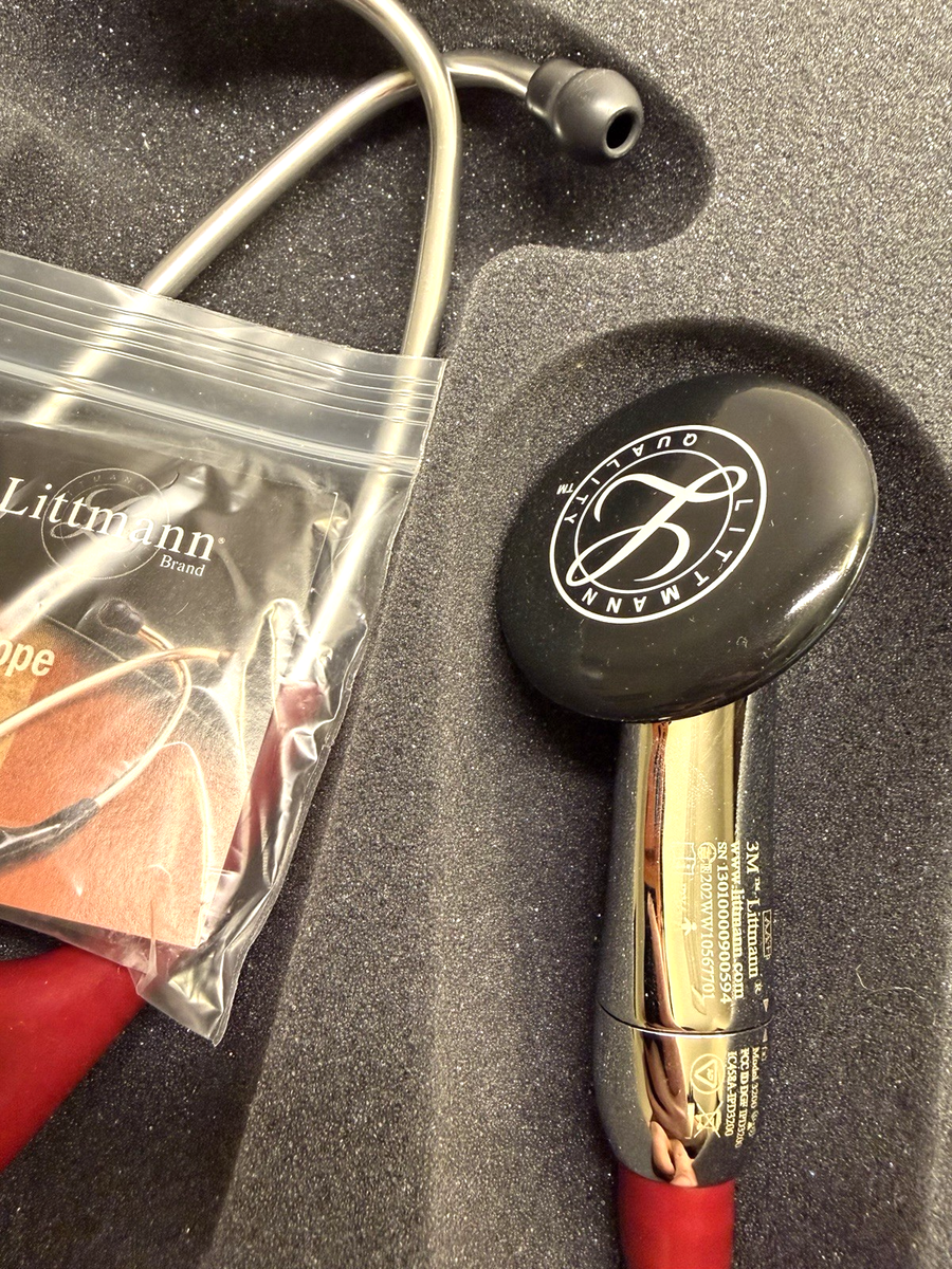 NEW 3M Littmann 3200 Electronic Stethoscope | Red | Bluetooth