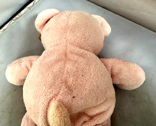 TY Pluffies - PINKS the Bear - With MINT TAGS EXCELLENT Free Shipping - Picture 4 of 8