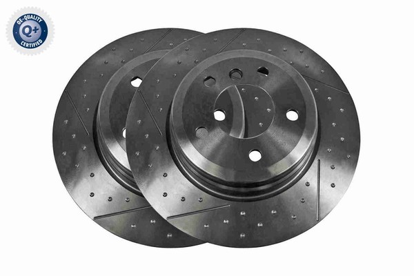2X Vaico Bremsscheibe Q+ V20-80083 FüR E91 BMW E87 E90 E81 3Er Touring E93 E92-image