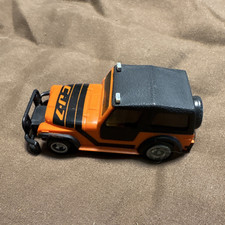 G.I. Joe Orange Jeep 4x4 Slot Car Toy Ages 4 Age Level 4-7 8-11 Years