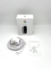 Google Nest Hello Video Doorbell   1st Gen Wired with Indoor Power Adapter