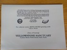 Framed Card Designed by Montana Artist W R Pirami Titled "Yellowstone Sanctuary" — photo 6