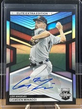2023 Panini Elite Extra Edition Signatures Auto Camden Minacci #87