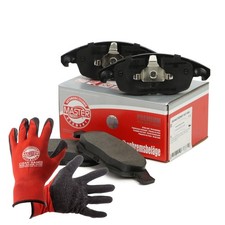 Bremsbeläge + Handschuhe vorne für CITROEN BERLINGO; DS 4, 5; PEUGEOT PARTNER