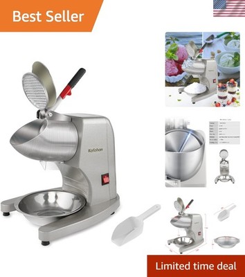 Electric Ice Shaver,Shaved Ice Machine Strong Powerful For Home&Commercial Us...