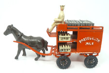 MATCHBOX EARLY MOKO LESNEY LARGE SCALE HORSE DRAWN MILK FLOAT
