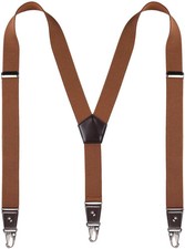 Suspenders for Men with Snap Hooks Heavy Duty Adjustable 1.4 Inches Wide