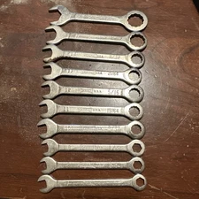 Oxwall Ignition Mini Wrench Lot Of 10 SAE Made In USA