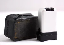 MINOX SUBMINIATURE CAMERA CUBE BLACK BASE FLASH WITH CASE