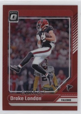 2024 Panini Donruss Optic Red Prizm 47/125 Drake London #10 ww1