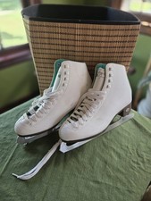 Women's Riedell Opal Ice Skates White Size 9