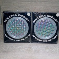 Set of 2 Vintage Meister Spectra Energy - The Original Tape Reel Cover 1975