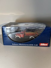 Schuco Opel S3t Tank Fire Engine Cisterna Vigili Del Fuoco 1:43 3073