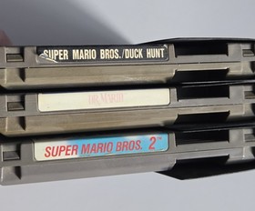Mario NES 3-Game Bundle - SMB 1, SMB 2, Dr. Mario - Authentic, Tested & Working