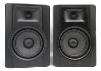 PAIR of M-Audio BX5 D3 Active Powered Studio Monitors 2-Way Speakers BX5D3 #1205