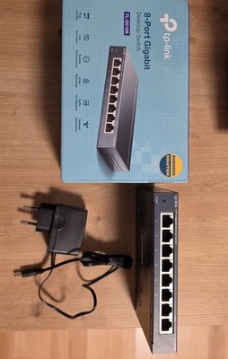 TP-Link TL-SG108 (8 Ports - 10/100/1000 RJ45) Ethernet-Schalter