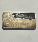 Vintage Silver Bar - 0.999 Fine Silver - America The Beautiful - Kodiak Island