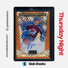 2024 O-PEE-CHEE PLATINUM #R-JP JASON POLIN ROOKIE AUTO ORANGE CHECKERS RC /15