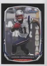 2013 Bowman Black Aaron Hernandez #49 0b3