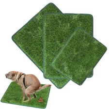 Artificial Grass Dog Potty Training Mat Washable Reusable Indoor Outdoor