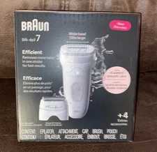 Braun Silk-épil 7 Women’s Epilator Epilate, Shave, Trim Wide Head Smart Light