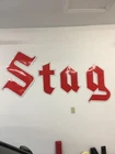 Rare Vintage Porcelain Stag Beer sign