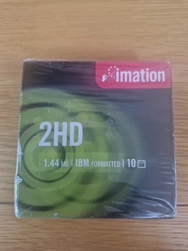 Bnib Imation 2HD 1.44mb X10 Formatted IBM Diskettes