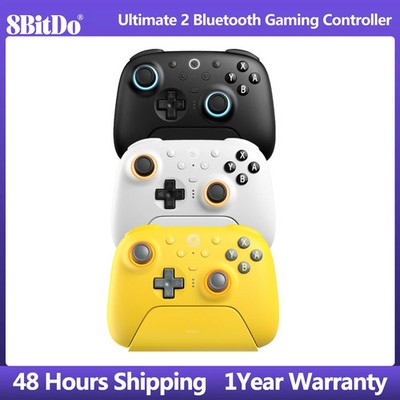8BitDo Ultimate 2 Bluetooth Controller for Nintendo Switch 2 PC Windows， Wireles