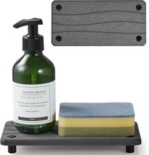 Water Absorbing Stone Sink Tray 8" Diatomite Tray Kitchen Bathroom Vanity Fast