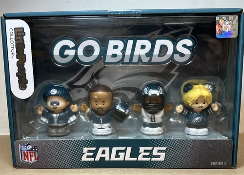 Fisher Price Little People NFL Collector Philadelphia Eagles Figure 4-Pack