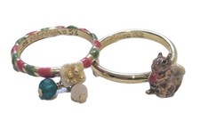 Set anelli Les Nereides tono oro secret des forest. Prezzo consigliato £85. Nuovo con etichetta