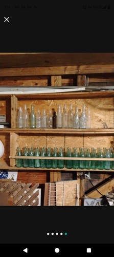 Coca Cola Glass Bottles With Wooden Box - Picture 6 of 6