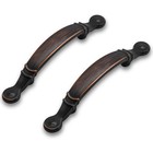 10 Pack | 3 inch Kitchen Cabinet Handles Oil Rubbed Bronze | Vintage Bronze C.