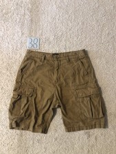 Vintage Style LEVIS Cargo Shorts Mens 32 Khaki Casual Utility Outdoor Workwear